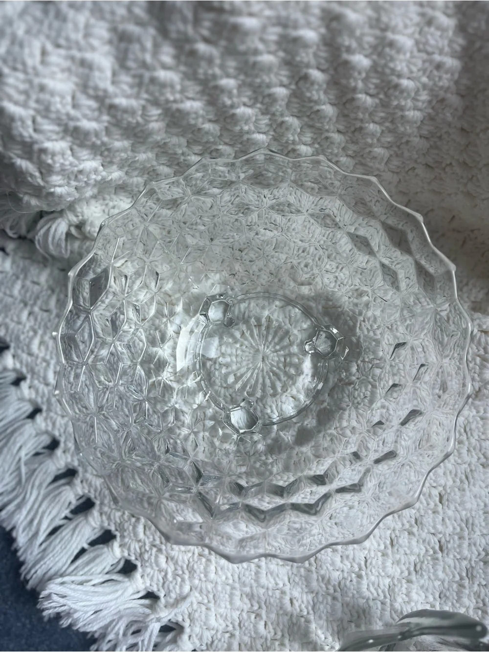 Vintage Indiana Glass Whitehall console bowl